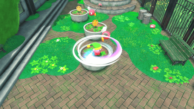 Kirby In The Forgotten Land screenshot 3 for Nintendo Switch